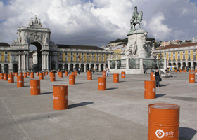 Tilataidetta Lissabonissa, Praca do Comercio